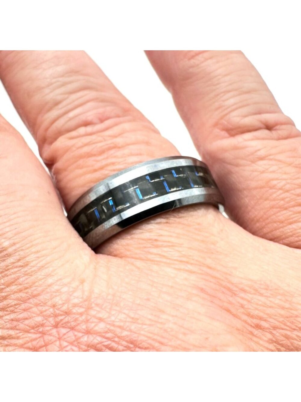 Tungsten Carbide Ring Original Tag Attached Size 12 Comfort Fit - Picture 2 of 5